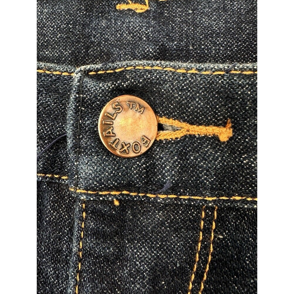 VINTAGE Foxtails High Waisted Rise Retro Mom Jeans 1980s SZ 24' see measurements - Picture 5 of 13